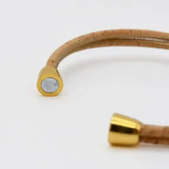 Bracelet en liège et perles
