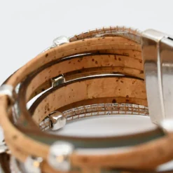 Bracelet en liège 8 lanières
