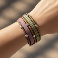 Bracelet en liège 5 lanières