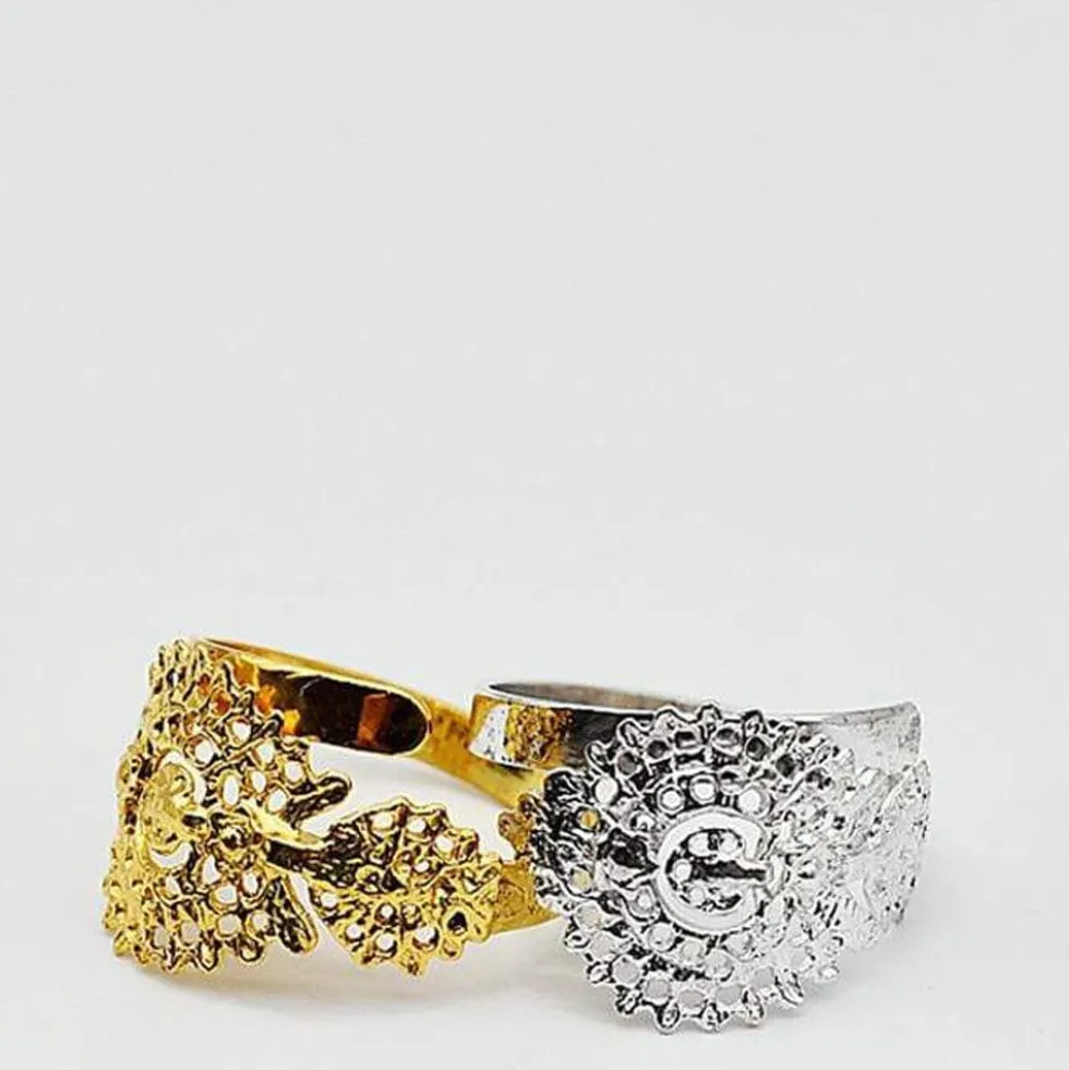 Brincos À Rainha I Bague en argent