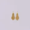 Brincos À Rainha I Boucles d'oreille en argent doré - 2.5cm