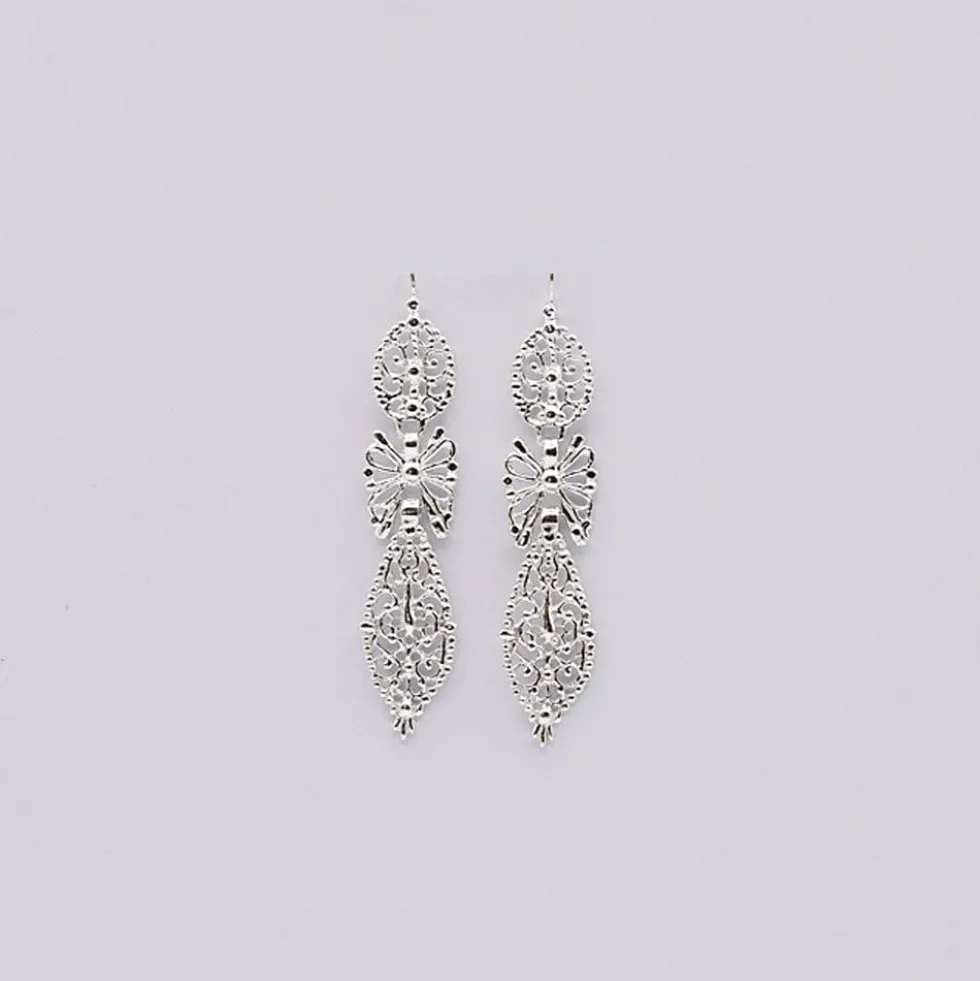 Brincos À Rei I Boucles d'oreille en argent - 6cm