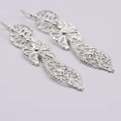 Brincos À Rei I Boucles d'oreille en argent - 6cm