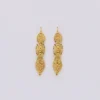 Brincos À Rei I Boucles d'oreille en argent doré - 6cm