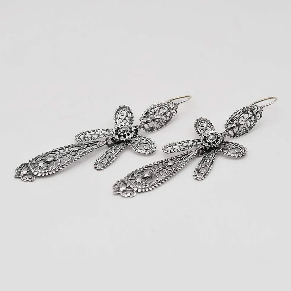 Brincos À Rei I Boucles d'oreille en argent - 6.5cm