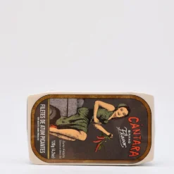 Cantara I Conserve de filets de thon à l'huile d'olive et aux pickles