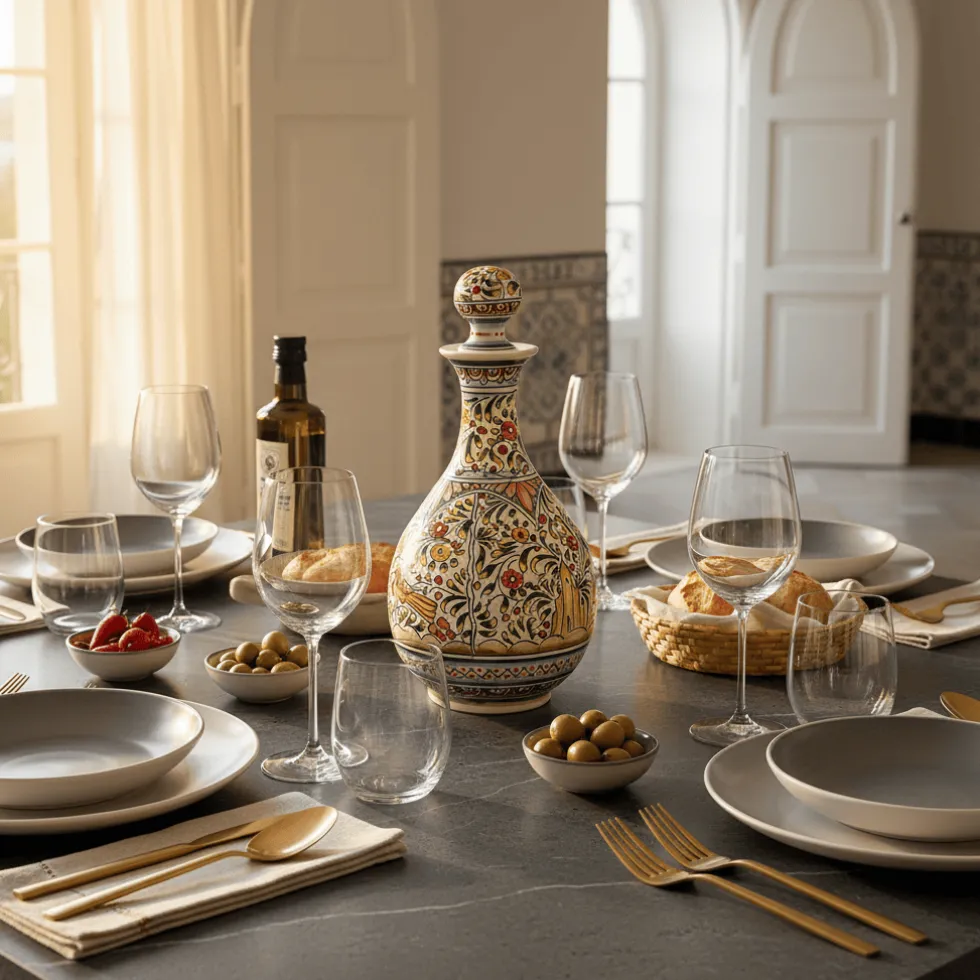 Carafe en céramique de Coimbra