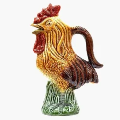 Carafe en céramique en forme de Coq