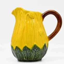 Carafe en céramique en forme de Tournesol