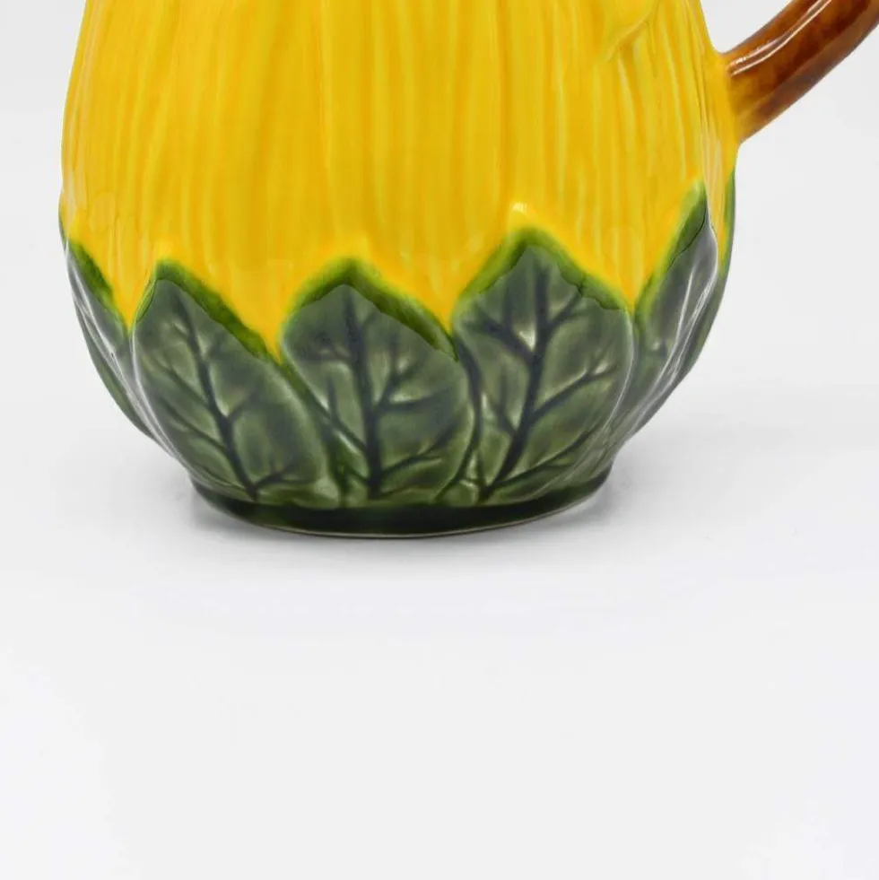 Carafe en céramique en forme de Tournesol