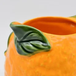 Carafe en céramique en forme d'orange