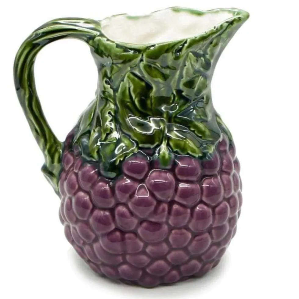 Carafe en céramique "Uvas" - Mauve