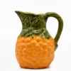 Carafe en céramique "Uvas" - Orange