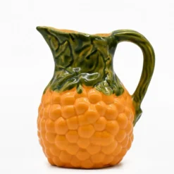 Carafe en céramique "Uvas" - Orange