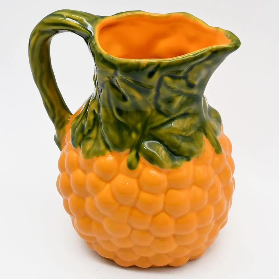 Carafe en céramique "Uvas" - Orange