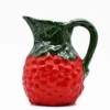 Carafe en céramique "Uvas" - Rouge
