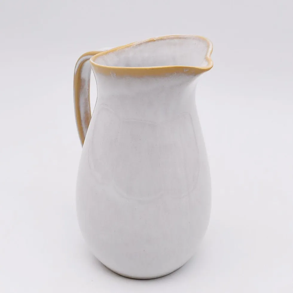 Carafe en grès "Amazonia" Blanche