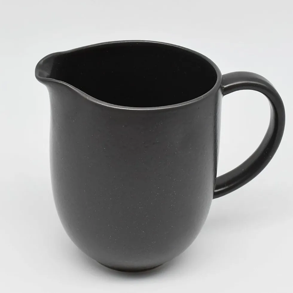Carafe en grès “Pacifica" - Anthracite