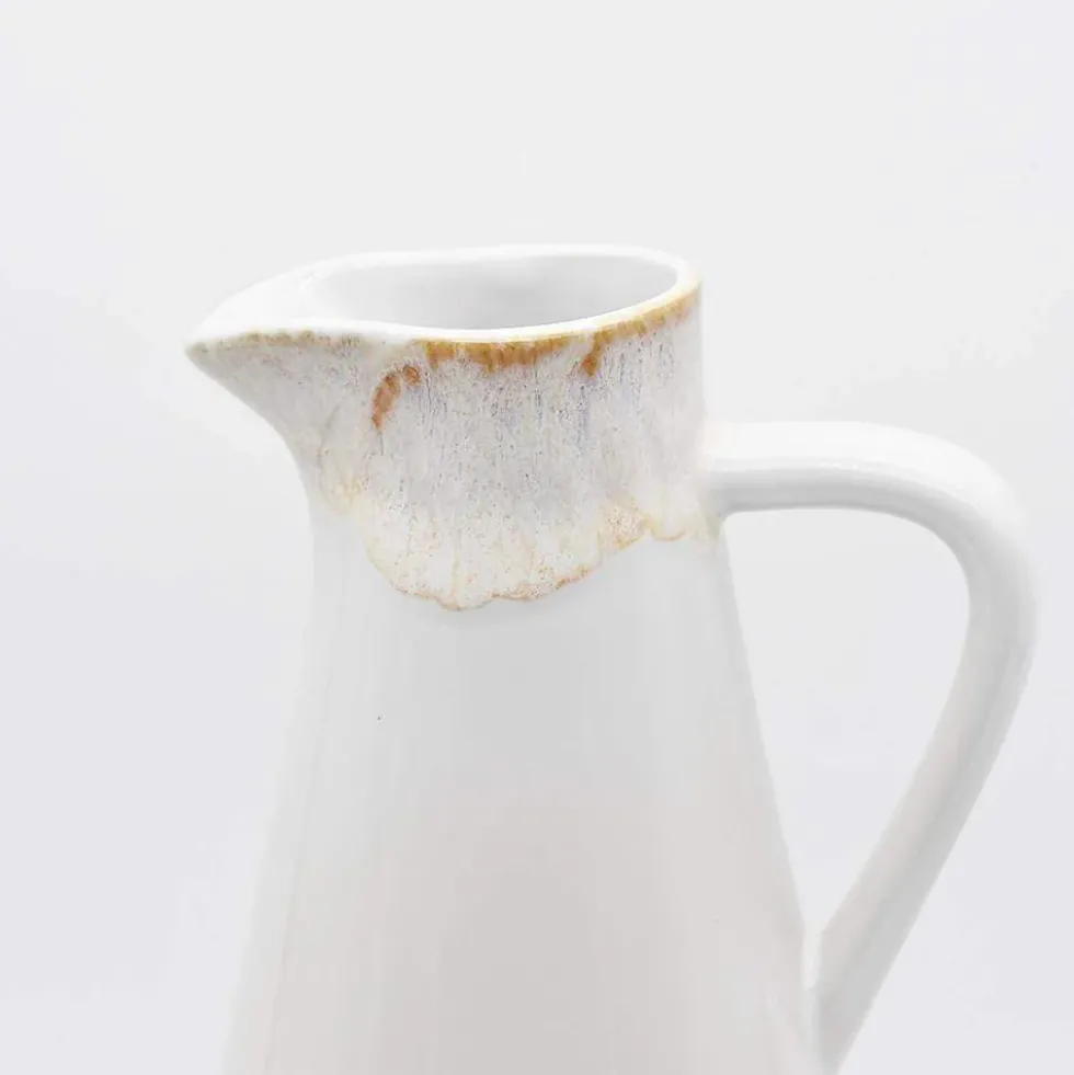 Carafe en grès "Taormina" - Blanche