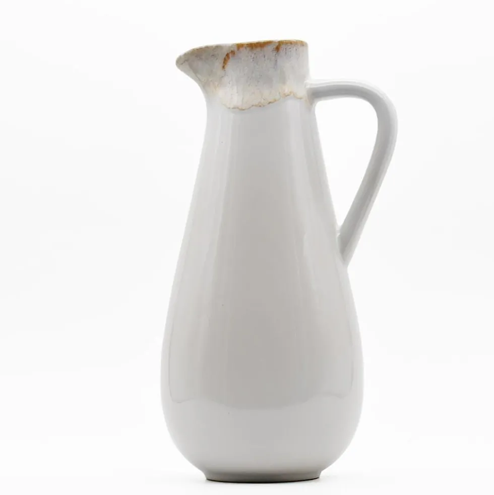 Carafe en grès "Taormina" - Blanche