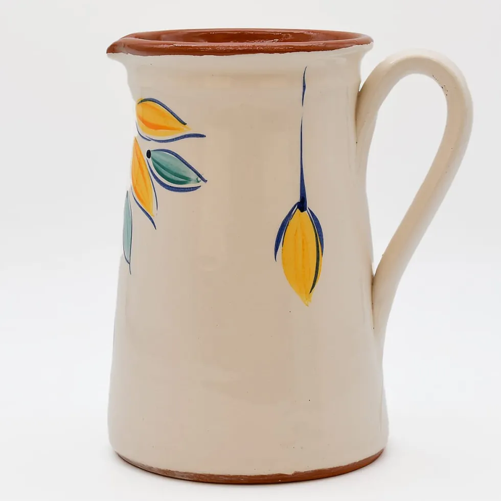 Carafe en terre cuite - Jaune