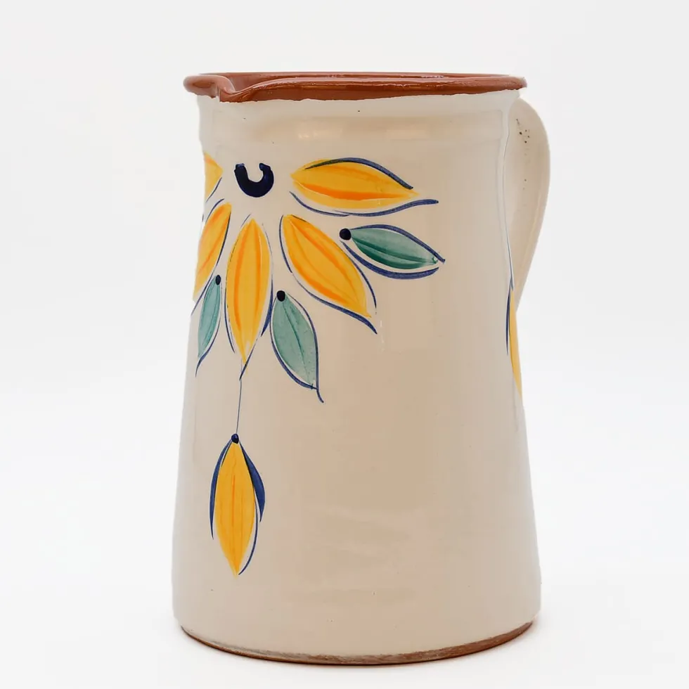 Carafe en terre cuite - Jaune