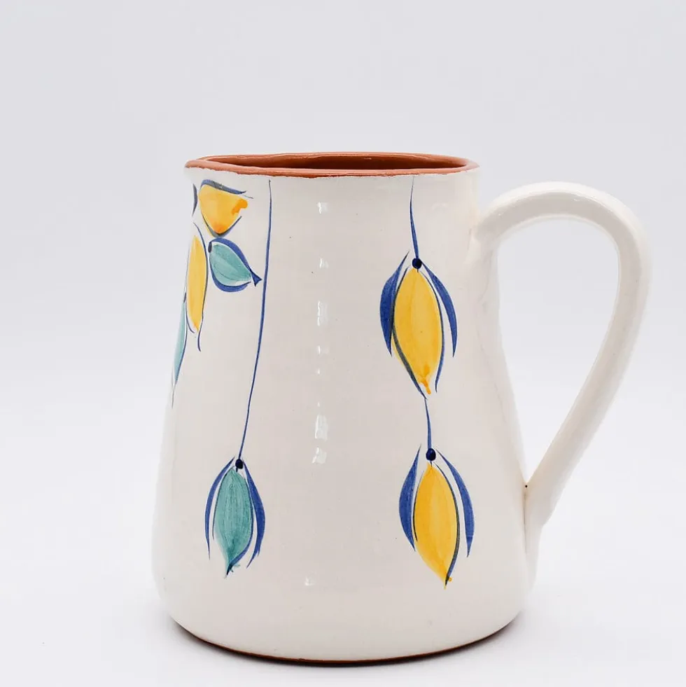 Carafe en terre cuite - Jaune
