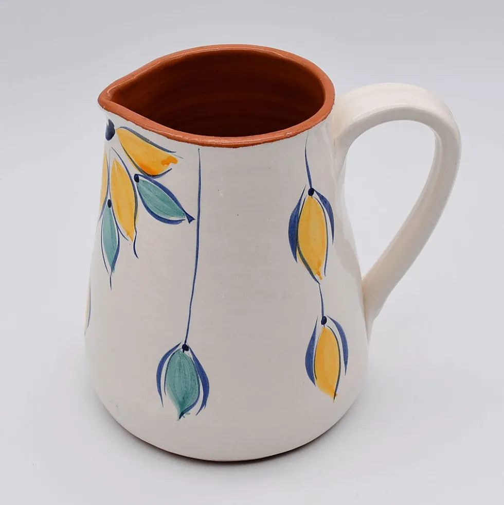 Carafe en terre cuite - Jaune