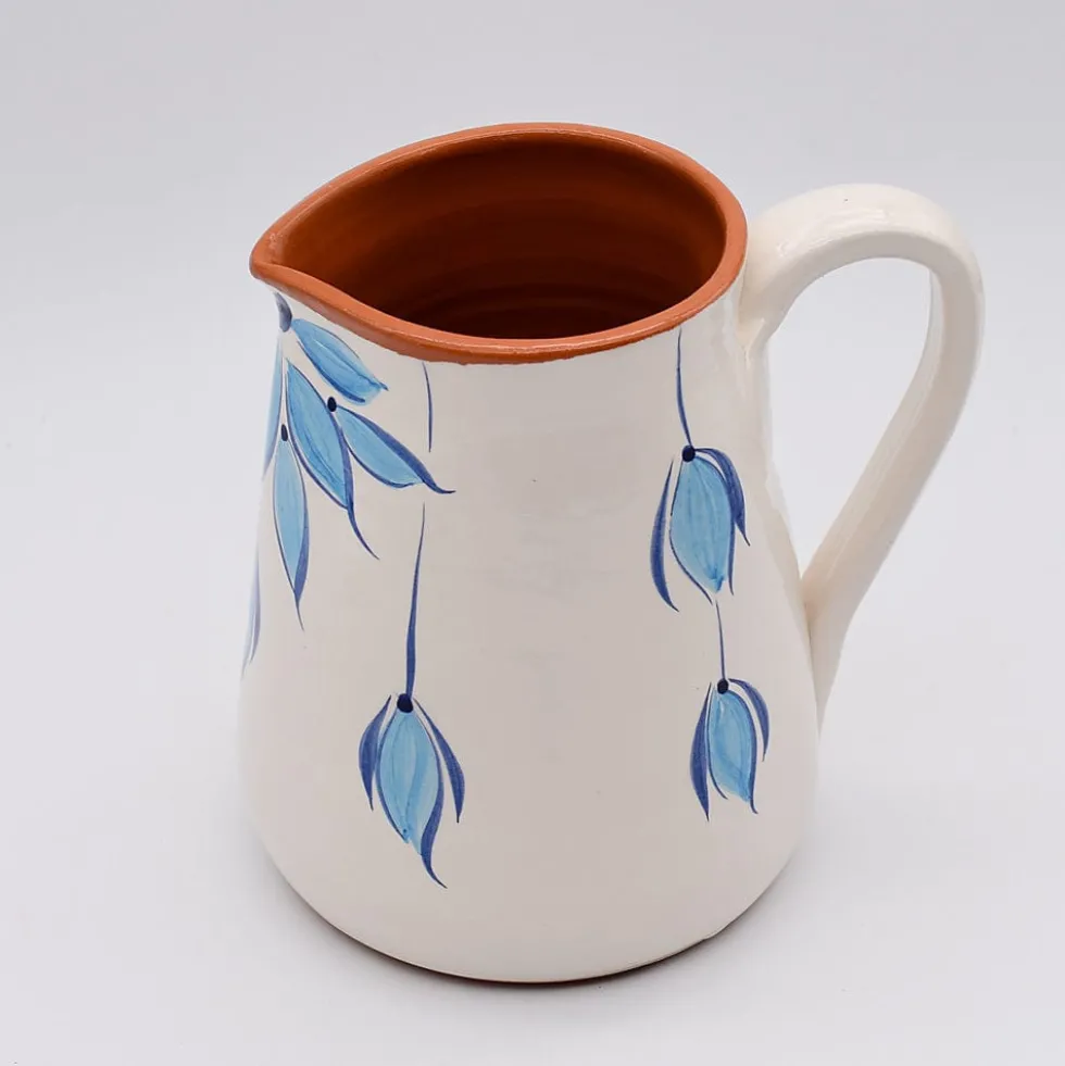Carafe en terre cuite - Turquoise