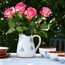 Carafe en terre cuite - Turquoise