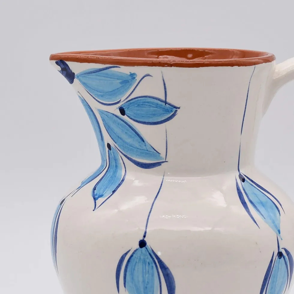 Carafe en terre cuite - Turquoise