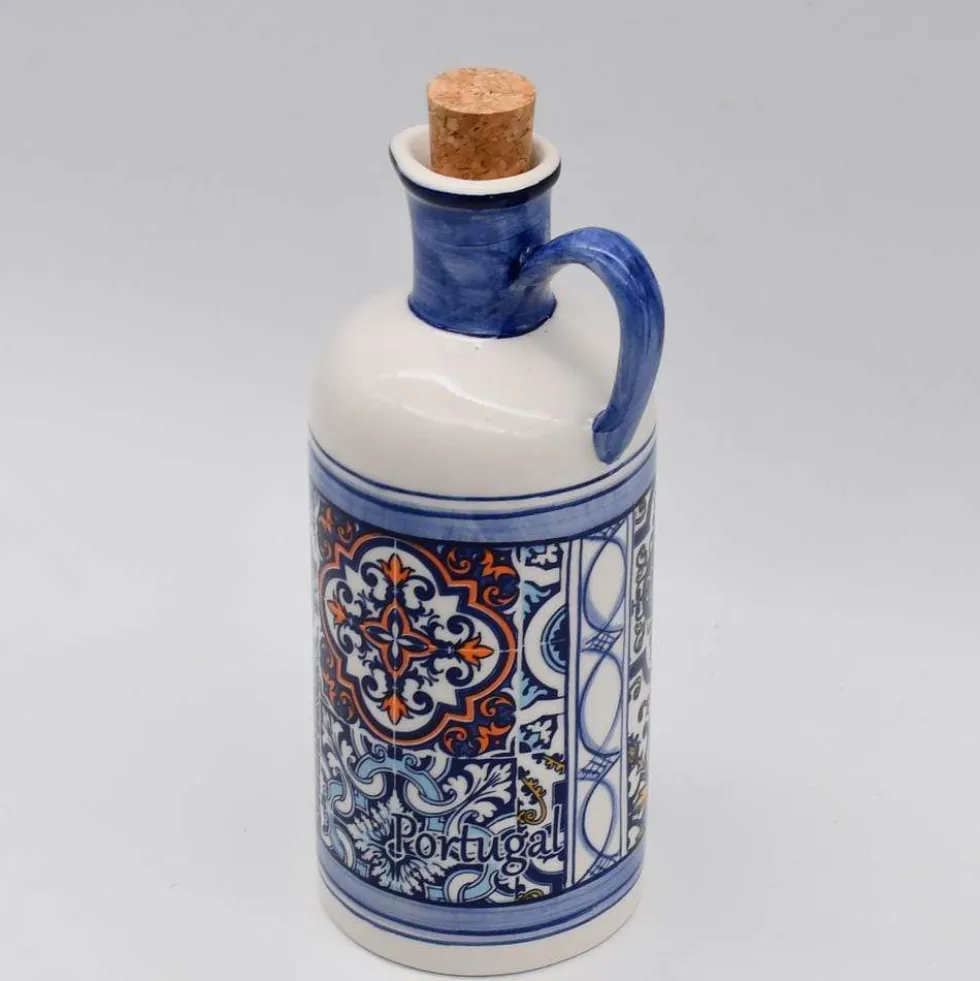Carafe à huile en céramique "Azulejos"