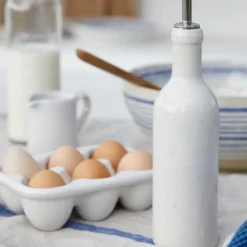 Carafe à huile en grès “Fattoria”