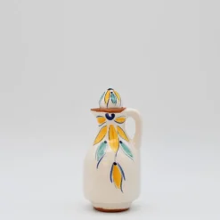 Carafe à huile en terre cuite - Jaune