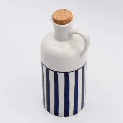 Carafe à huile rayée