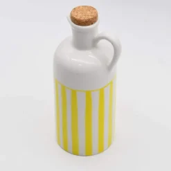 Carafe à huile rayée
