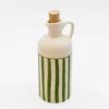 Carafe à huile rayée "Costa Nova Mar" 18cm - Vert