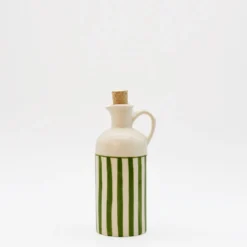Carafe à huile rayée