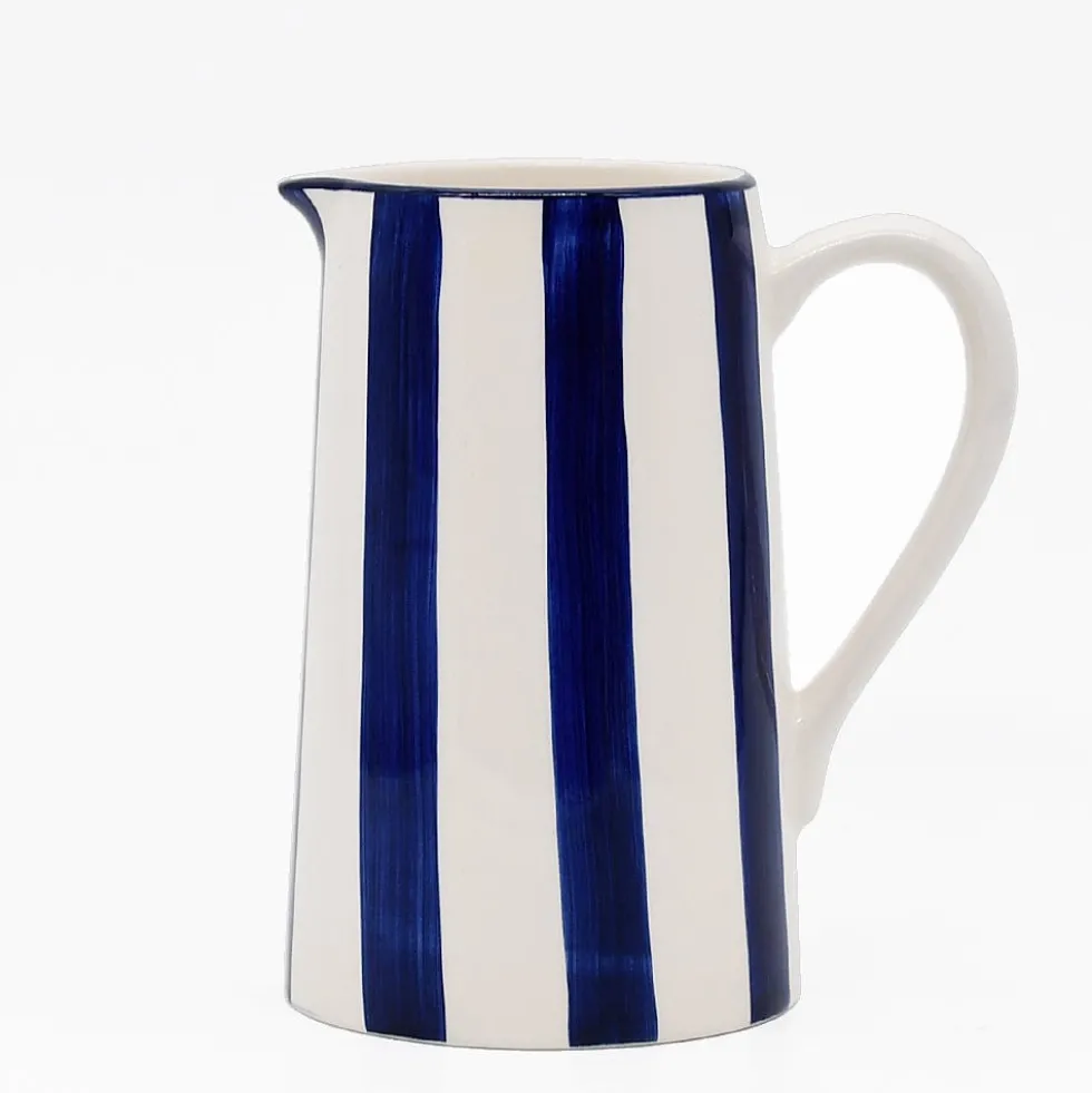 Carafe rayée "Costa Nova Mar" - Bleu