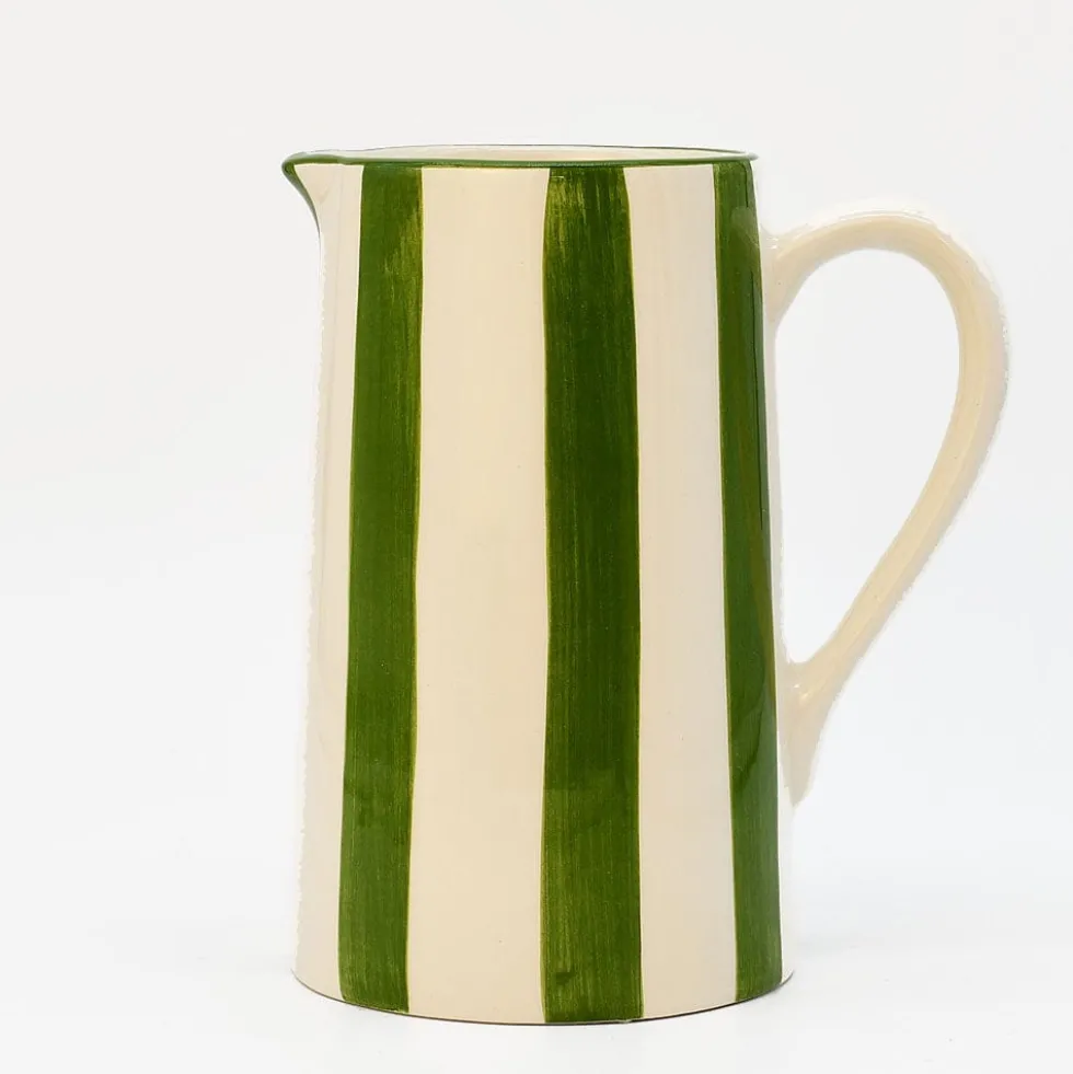 Carafe rayée "Costa Nova Mar" - Vert