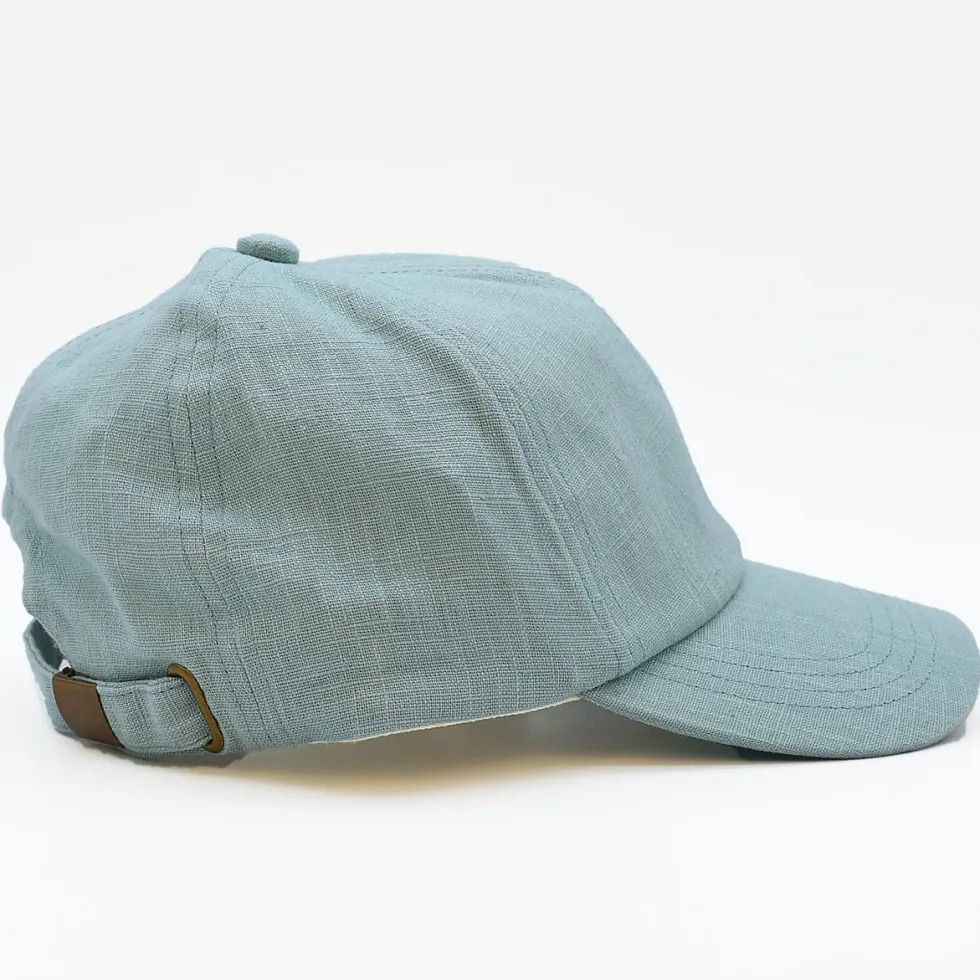 Casquette en lin - Bleu ciel