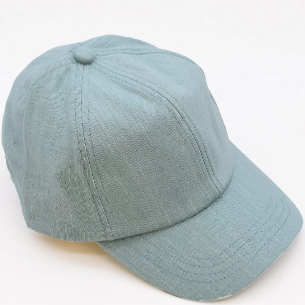 Casquette en lin - Bleu ciel