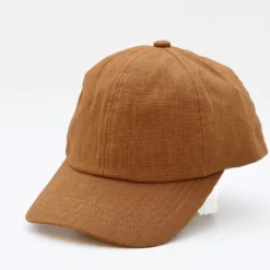 Casquette en lin - Camel