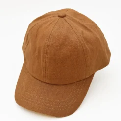 Casquette en lin - Camel