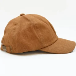 Casquette en lin - Camel