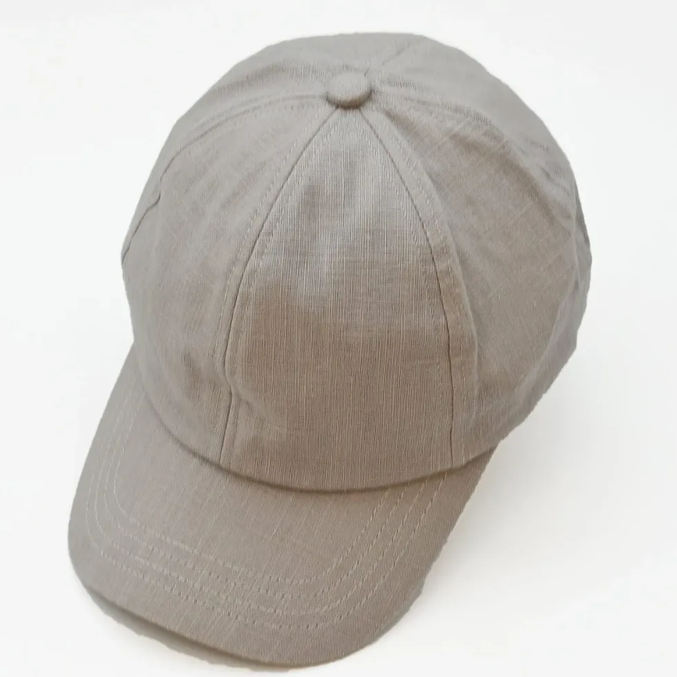 Casquette en lin - Gris