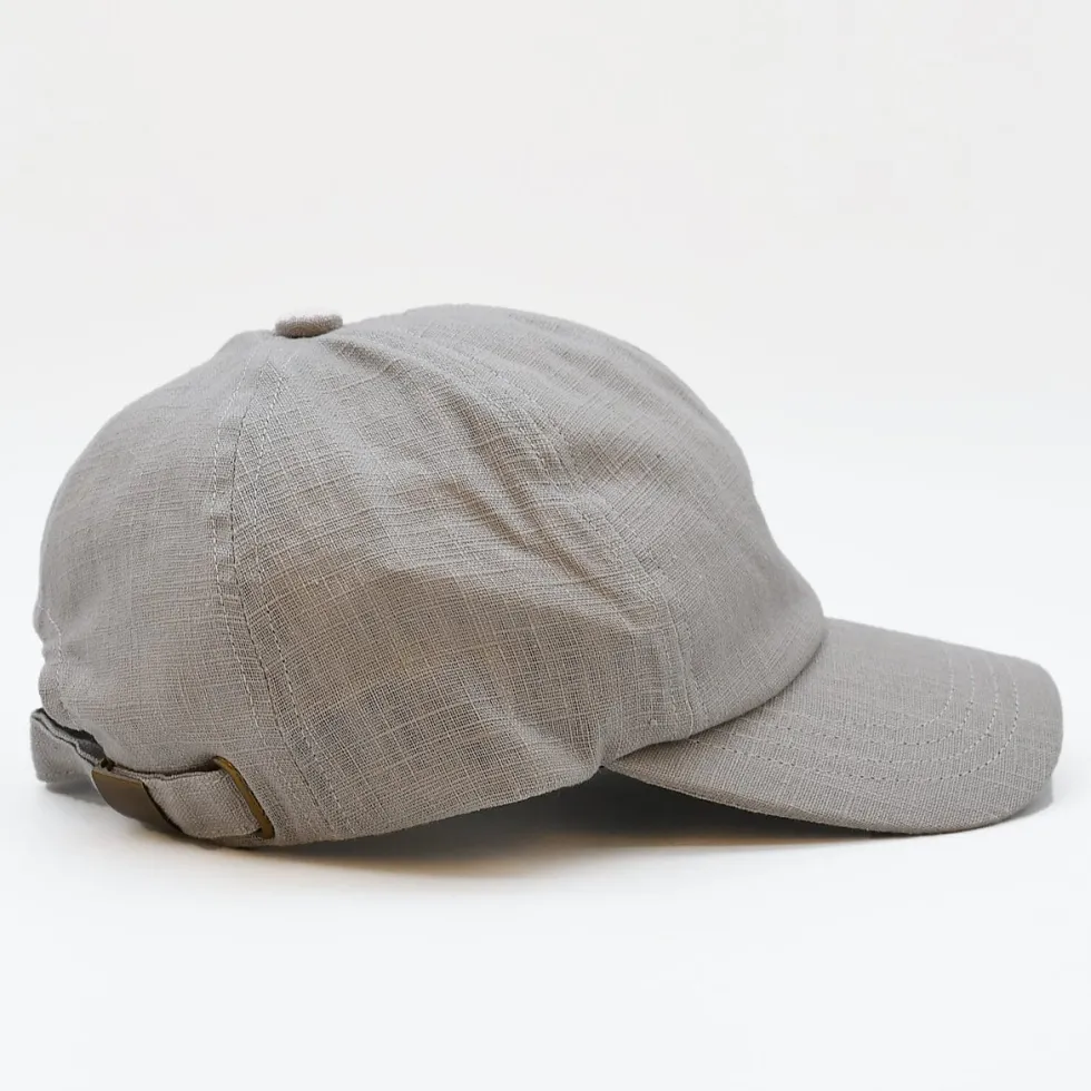 Casquette en lin - Gris