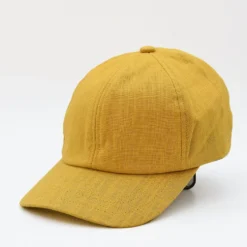 Casquette en lin - Ochre