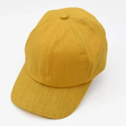 Casquette en lin - Ochre