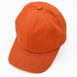 Casquette en lin - Orange